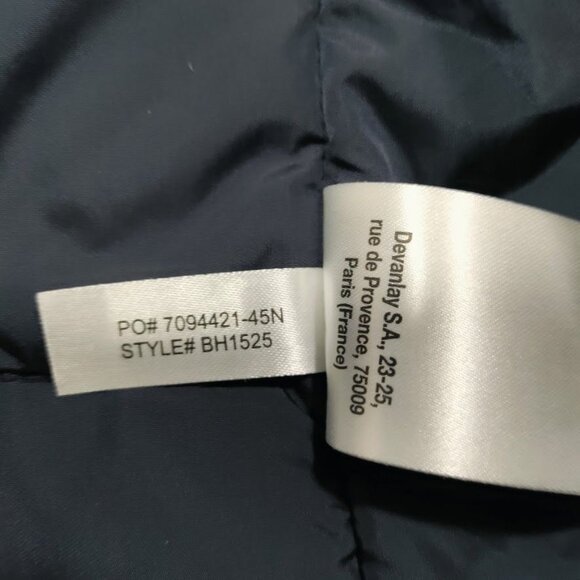 Lacoste Mens Blue Repellant Over Coat  Zip Away Hood BH1525 XL - Picture 16 of 16